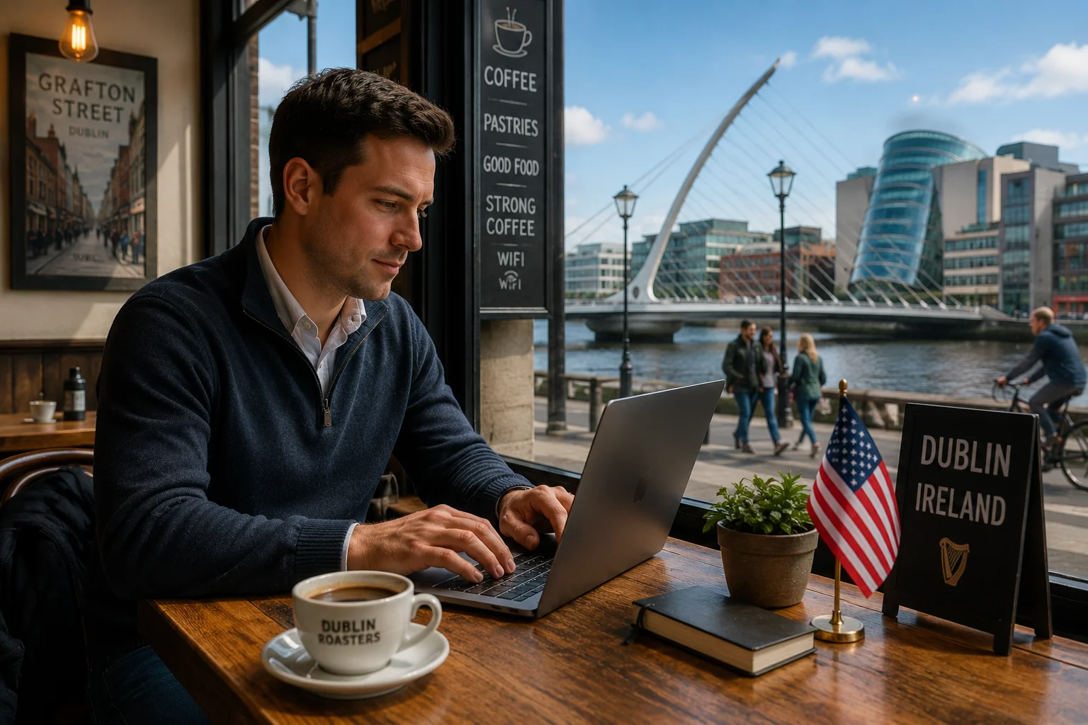 American professional in Dublin Ireland — getting a PPS number is the first essential administrative step after arriving to work in Ireland