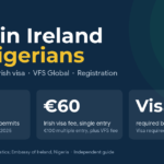 Jobs in Ireland for Nigerians 2026 guide: 726 Irish employment permits issued to Nigerian nationals in 2025, Irish visa fee from 60 euro, visa required before travel